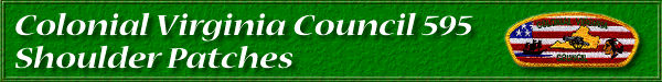 Colonial Virginia Council Shoulder Emblems